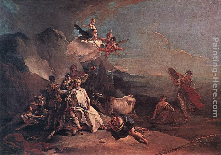 The Rape of Europa painting - Giovanni Battista Tiepolo The Rape of Europa art painting